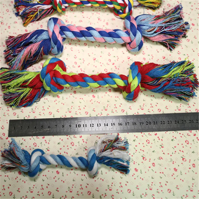 Interactive Chew  Multi-Color Rope Dog Toy Puppy Rope Toys for Small Dogs Doggy