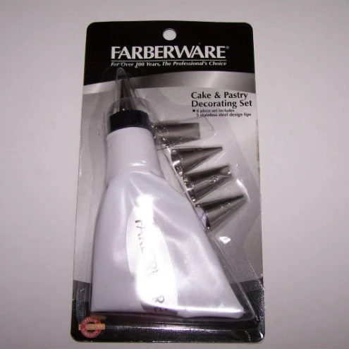 Factory Sale Stainless Steel Nozzle Tips 5 PCS/ Set Cake Decoration Pastry Bag Tips Cake Decoration Accessories