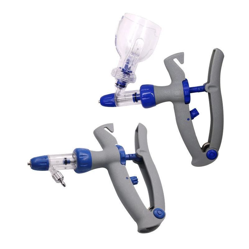 2ml Animal Continuous Syringe Veterinary Automatic Syringe Injector for Livestock Pig Chicken Vaccine Syringes Injector Poultry