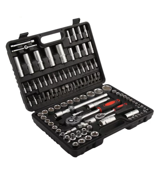 Cheap price 108pcs socket wrench set hardware hand tools for auto repair