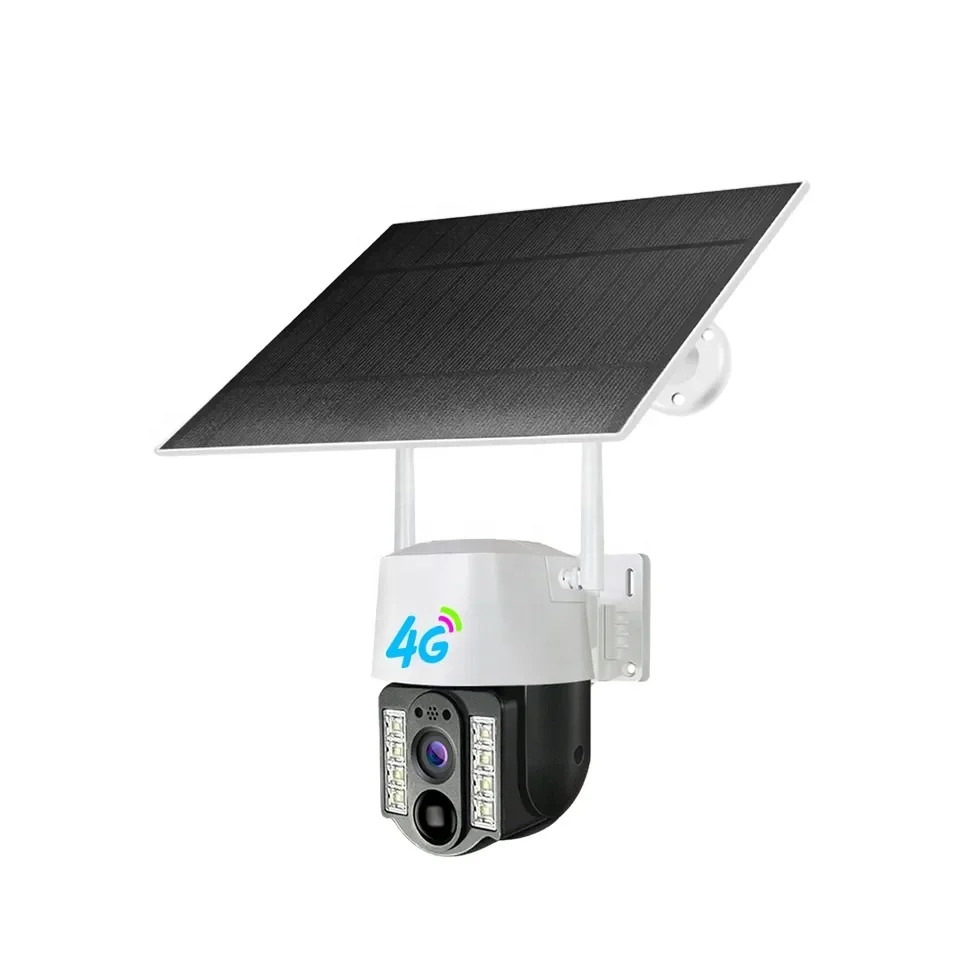 Wireless outdoor solar power surveillance ptz camera with wifi or 3G/4G/Sim Card Cctv security Camera security camera system