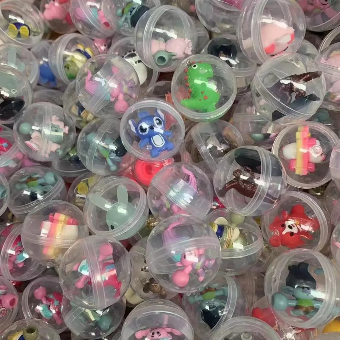 Plastic Surprise Egg Capsule 50mm Vending Capsule Toys For Children