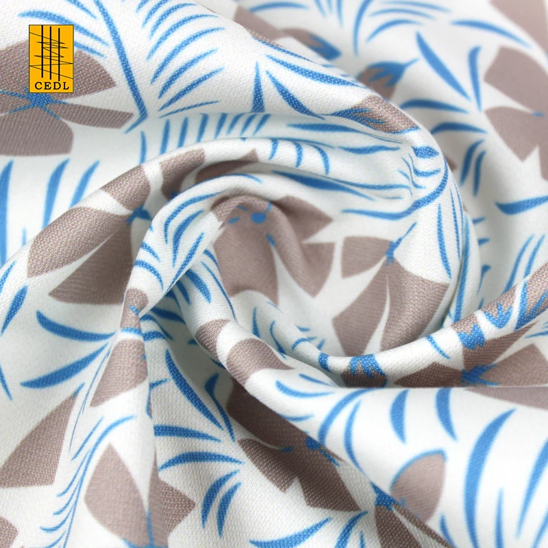 Nice High Quality Floral Digital Printing Fabric Polyester Lyocell Blended Digital Print Fabric for Skirt Dress Shirt GRS & OCS