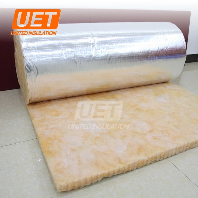  glass mineral wool roll with reinforced aluminum foil fiberglass board blanket for sound