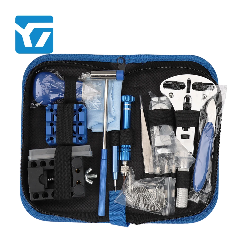 YT 185pcs professional watch repair tools watch strap Link Remover combination provides watch repair kit of DIY combination