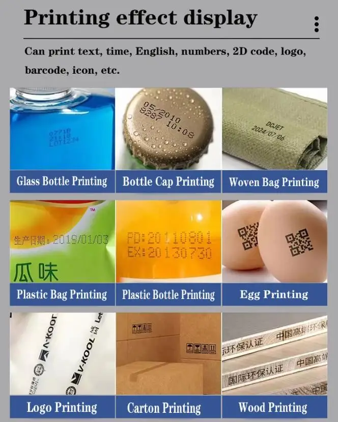 Good Quality Portable Small Handheld Inkjet Printer Print Paper Electric Service Provided Automatic Solvent Ink 1set