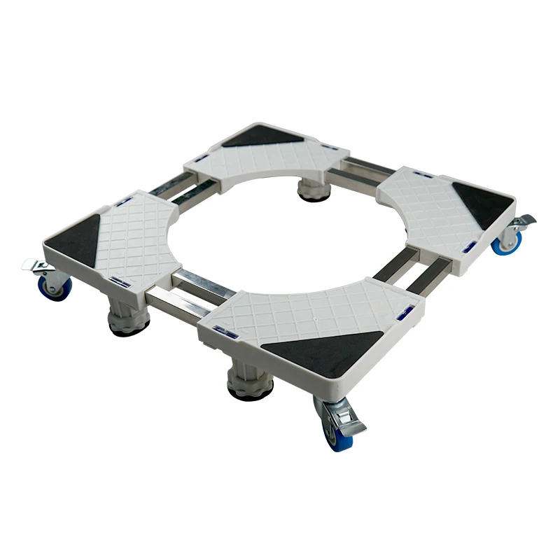 Factory store height adjustable, movable and fixed base