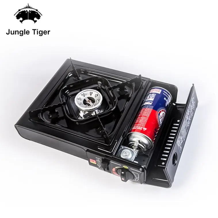 Wok Cast Iron Cooker Portable Camping Chinese Gas Burner