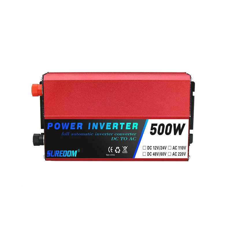 Hot Sales 500W 12v 24vdc to 110V 230vac Solar Power Inverter With USB Universal Socket