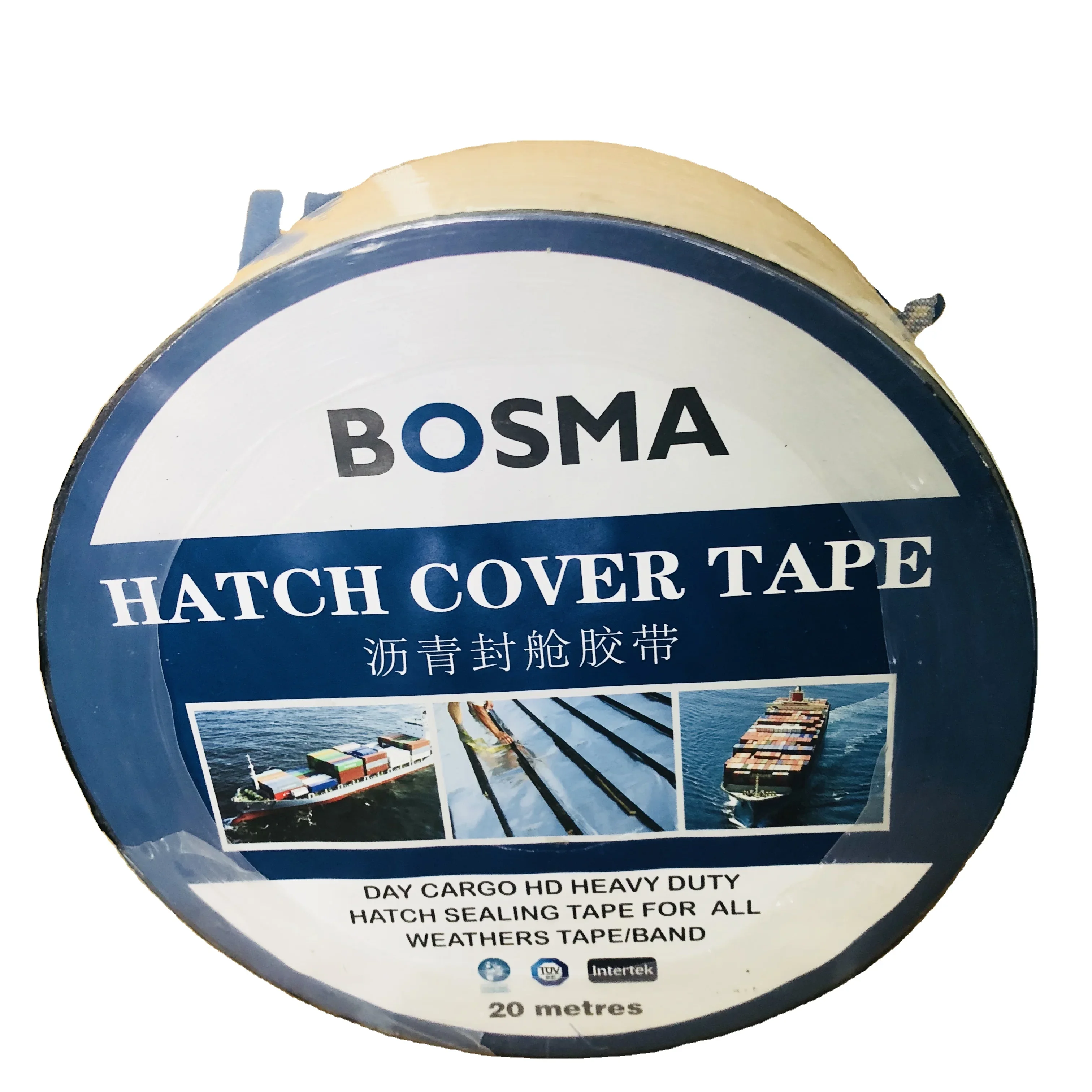 Manufacturer Supplier Waterproof Self Adhesive Bitumen Asphalt Repair Tape with Aluminum Foil Surface Hatch Cover Tape