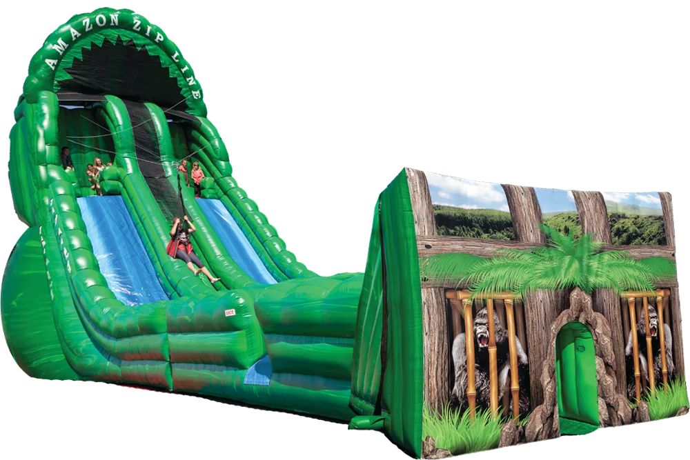 
Commercial inflatable sports Inflatable zip line /new games bounce inflatable zip lines for kids for playground 