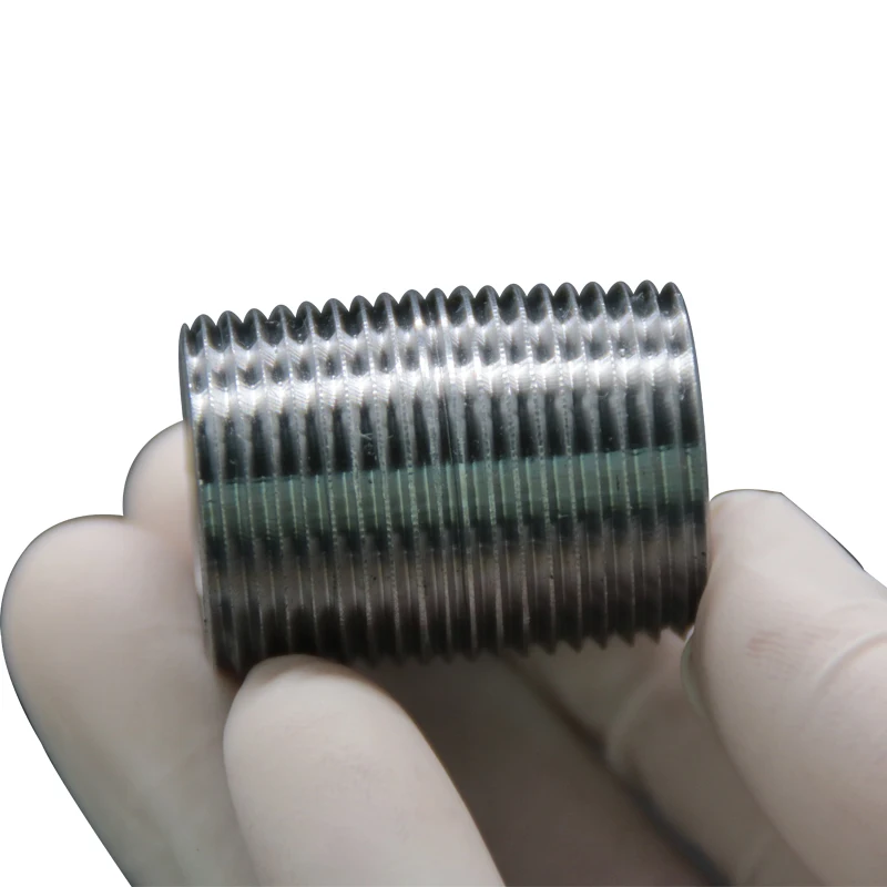 1 inch sch40 sch80 cold galvanized NPT BSPT full threaded running close nipple