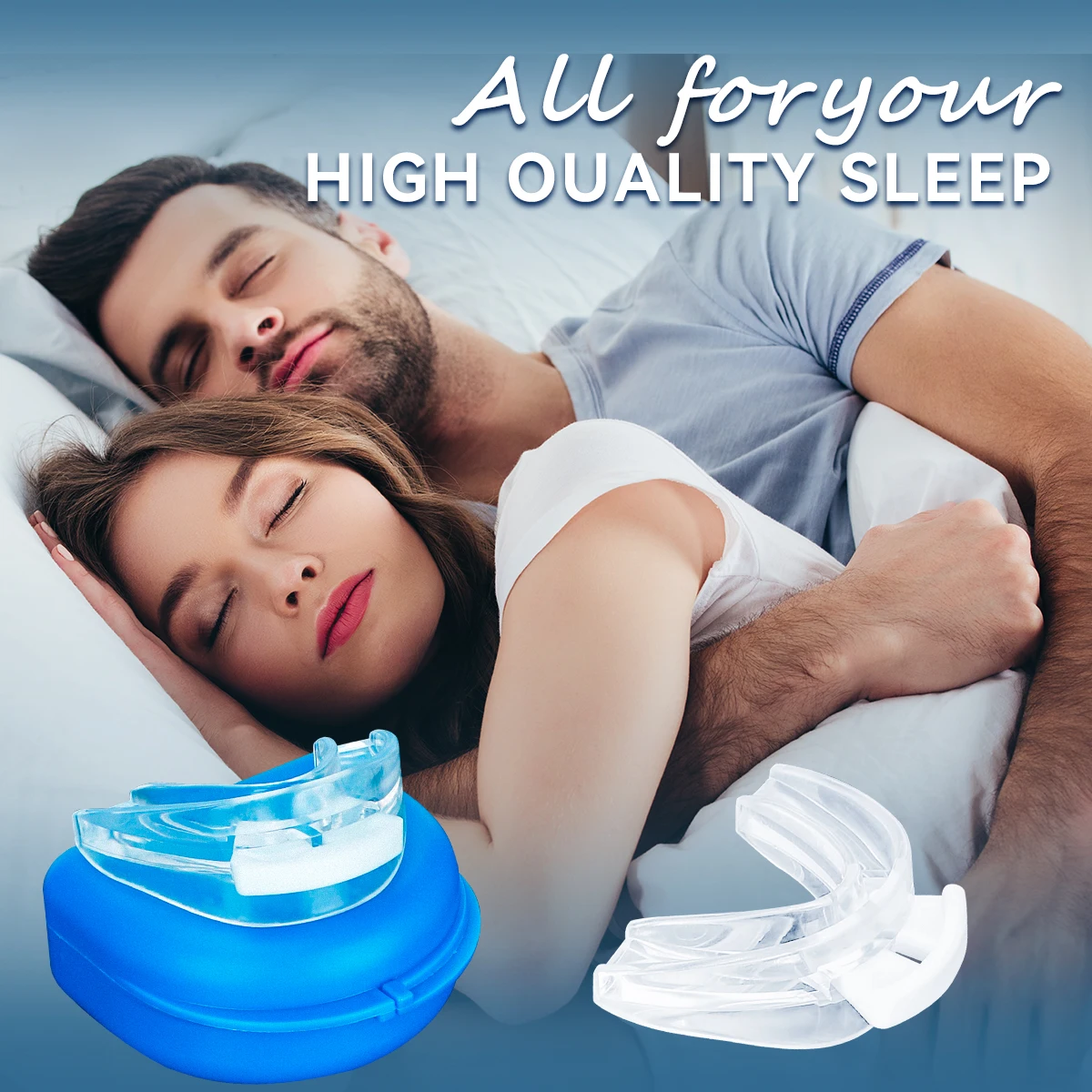 New Dental Night Mouth Guards Teeth Grinding Guards Anti Snoring Solution Anti Snoring Device
