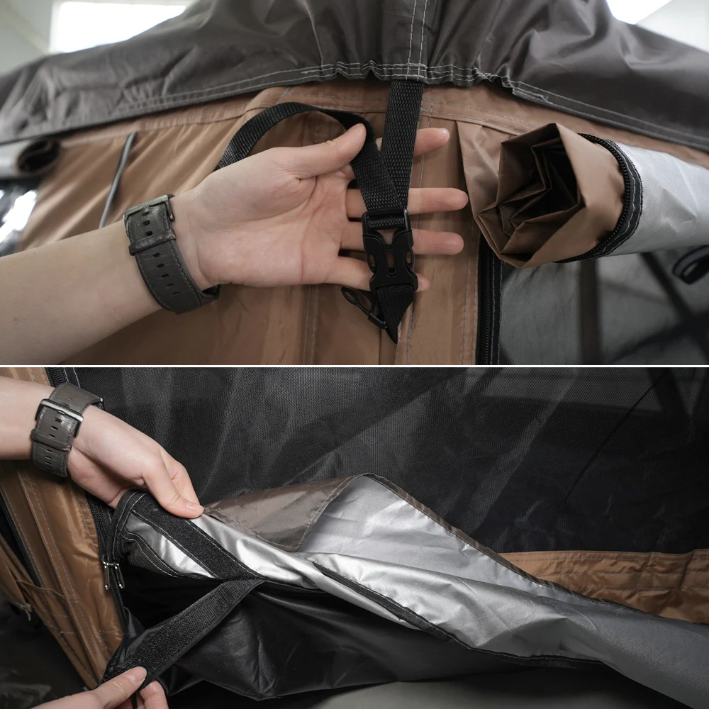 Suv Trunk Tent Car Awning Camping Tent Self-Driving Tour Double Room Foldable Car Rear Extension Tent