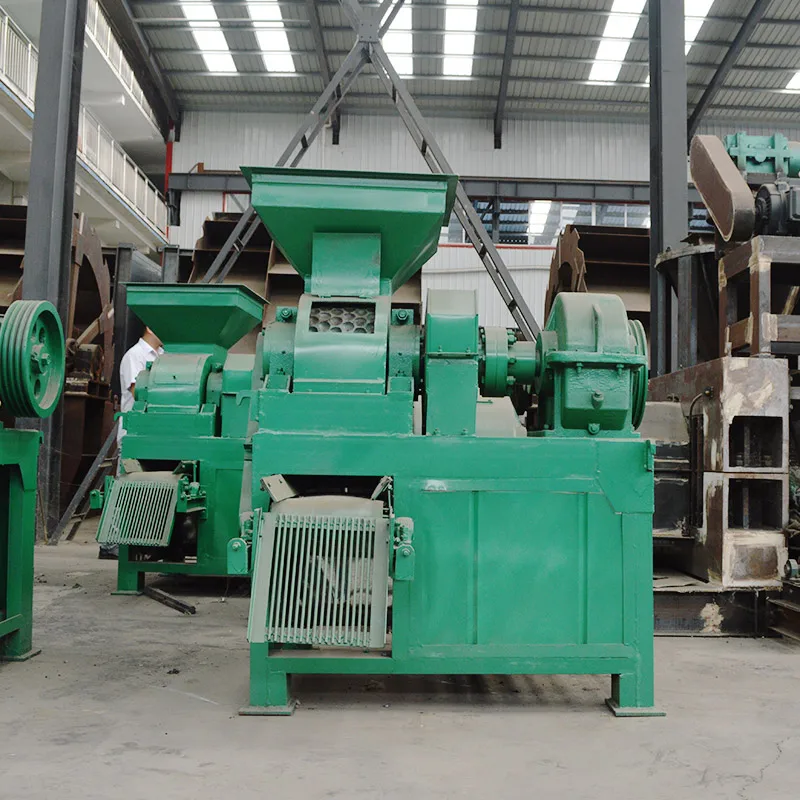 Mineral powder charcoal briquetting machine Metal ore powder ball making equipment for sale