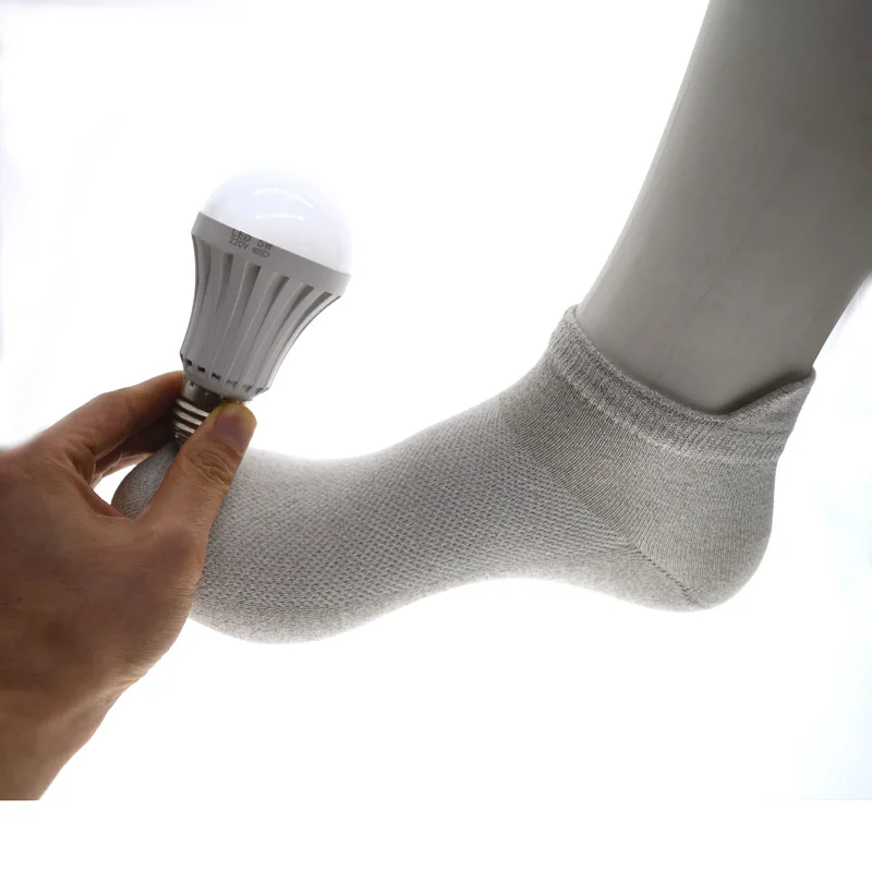 Conductive Earthing Grounding Socks for Antibacterial silver fiber socks for Summer Breathable