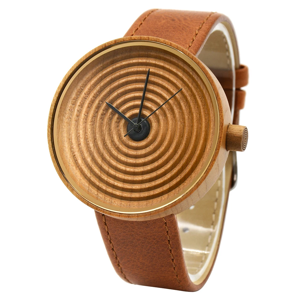 Hot Selling Luxury  BEWELL Custom Logo Bamboo Wooden Wrist Watches for Men Factory Price