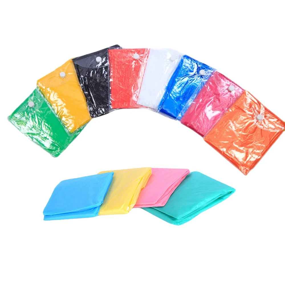 Waterproof Corful Rain Poncho  Disposable Women  Raincoat