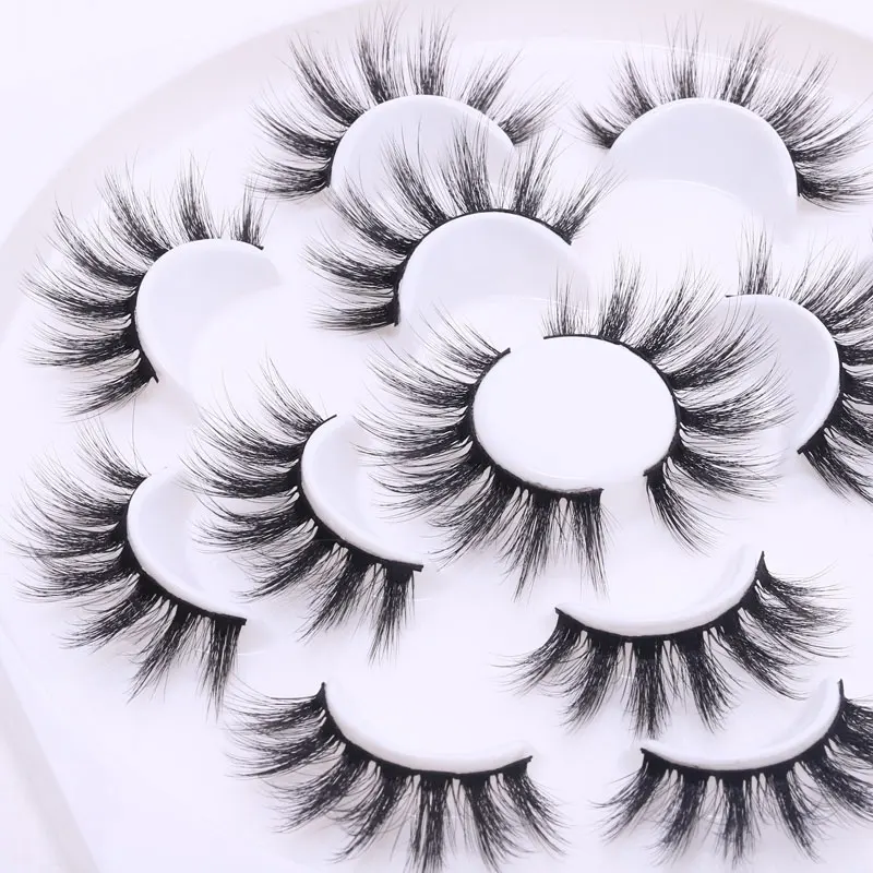 2023 cheap price wholesale faux mink lashes natural lashes mink with 0.5 dollars custom lash boxes