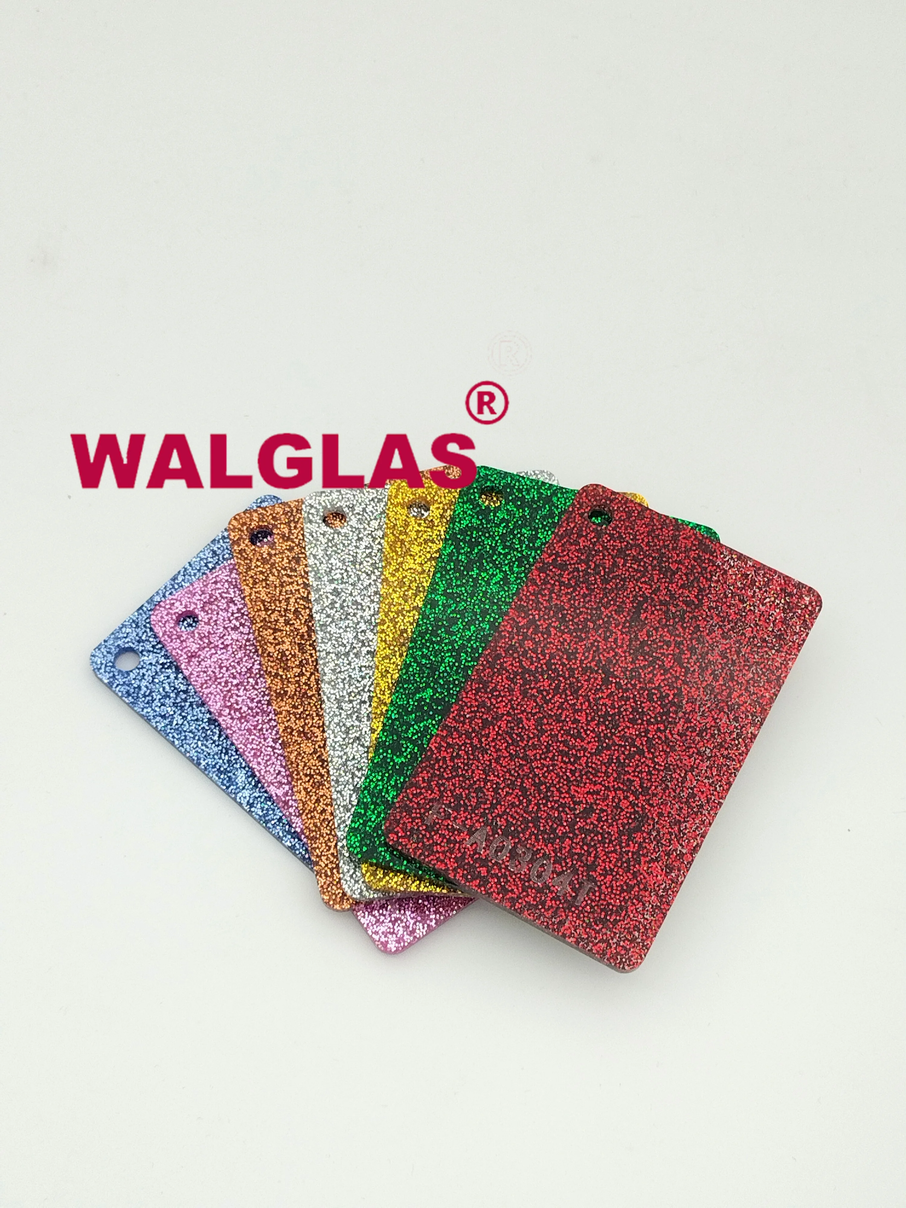 Various styles decorative shining sheets glitter acrylic plastic sheets for lasercutting, signage