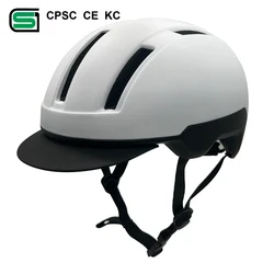 China manufacturer Custom bike helmet urban Free size adjustable protective sport helmet skate SG certification with visor