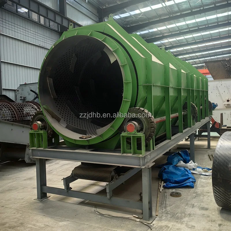 Мобильный компост Trommel Screensoil Screenindustrial гравий и песок роторный экран