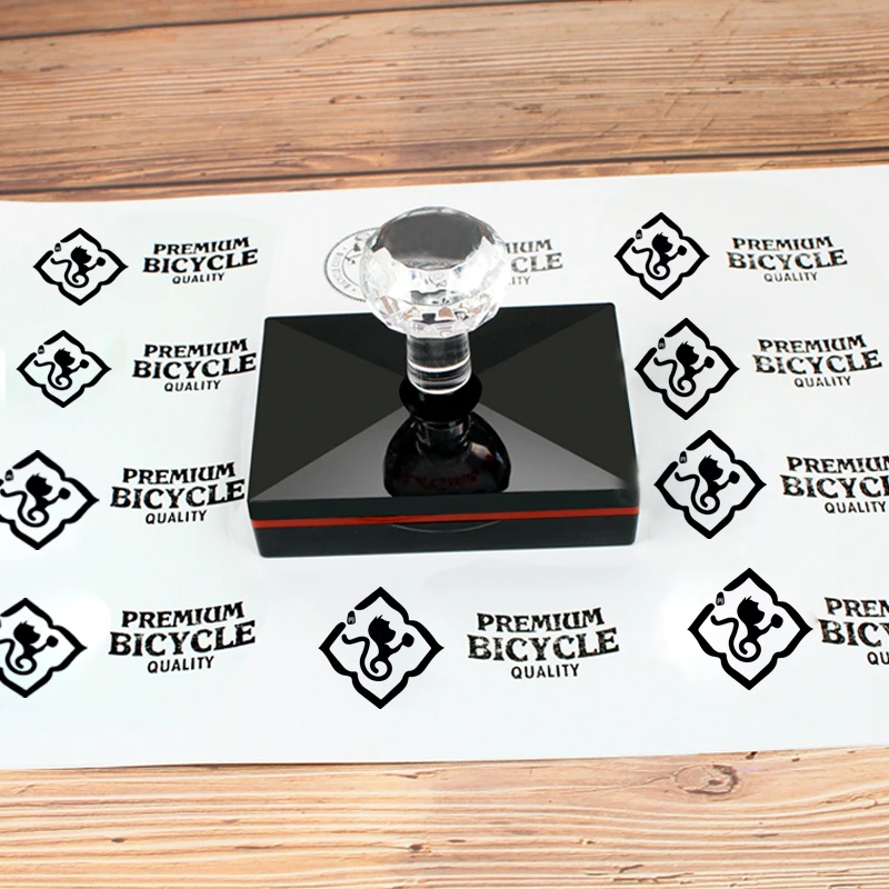 Business Stamp Photosensitive Ink Flash Foam Stamp Office Black Plastic Office Rectangle Office Stamp