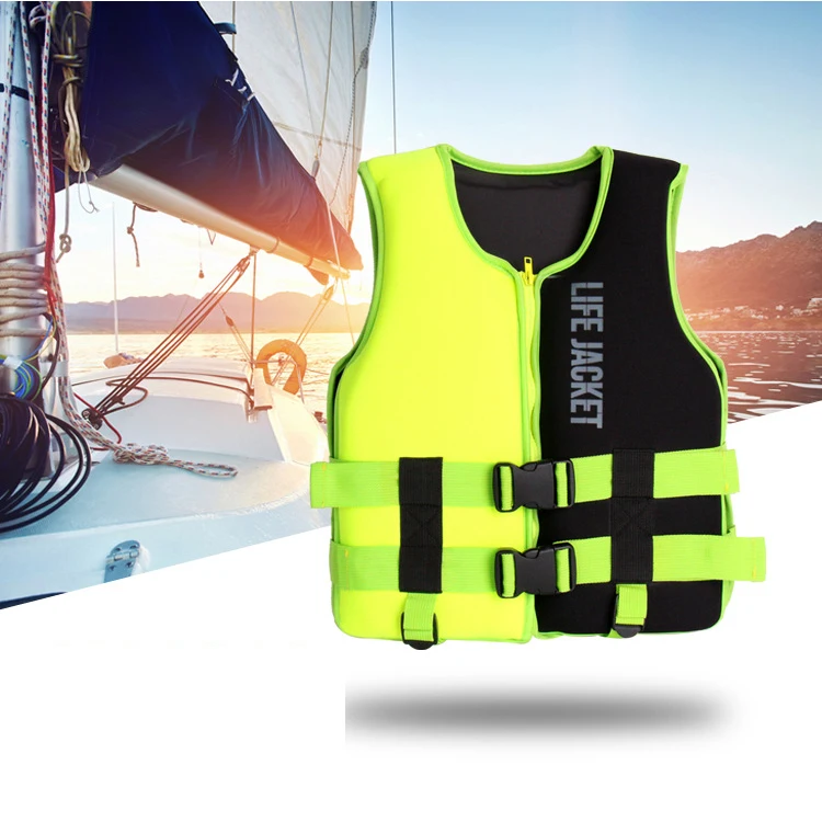 Processing Customized Children Adult Fashion Big Buoyancy Life Jackets For Sailing Rescue Life Jacket 150N Marine Life Jacket