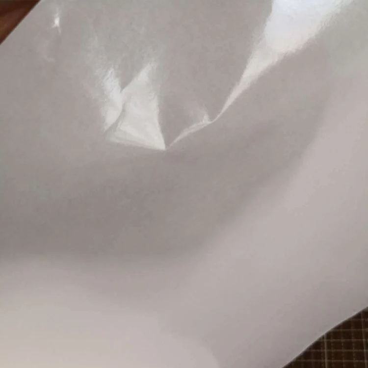 58gsm 78gsm 80gsm single side siliconized coating white silicone glassine paper sheets chemical silicon rellease paper