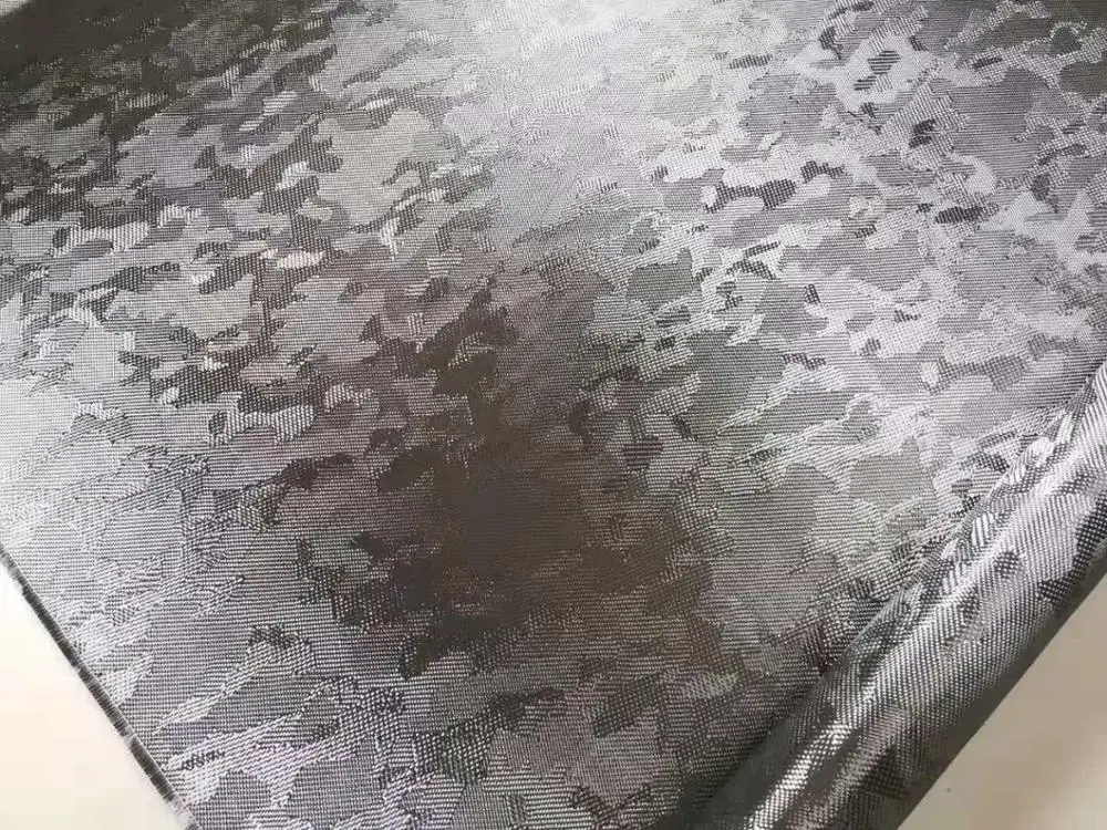 New style complex weave beautiful carbon fiber fabric