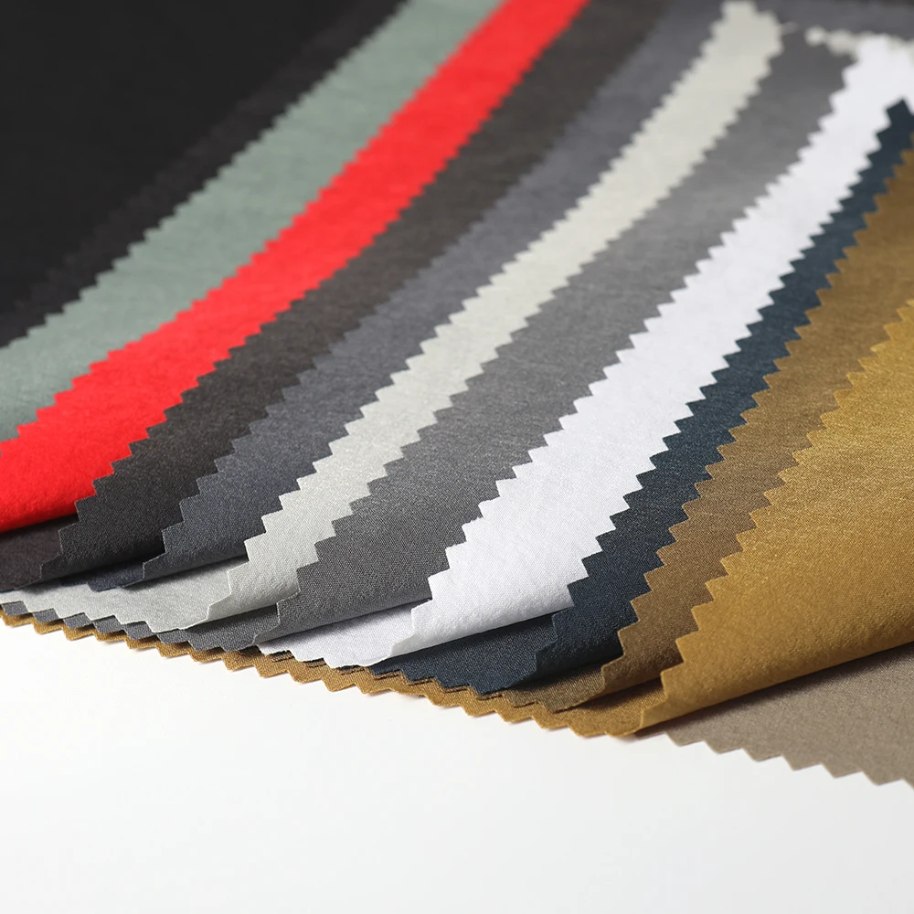 top sale Wholesale NYLON CRUSH Weft twist nylon spandex fabric for clothing garments sportswear
