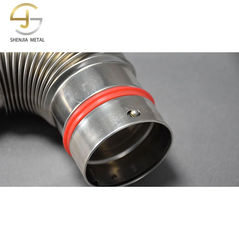 Stainless steel single-layer exhaust pipe water heater chimney advanced anti-shedding function 60mm household extension pipe