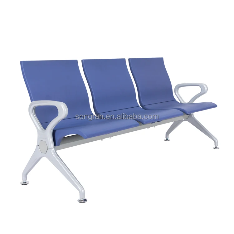 good price popular PU(polyurethane)airport waiting chair for hospital public place