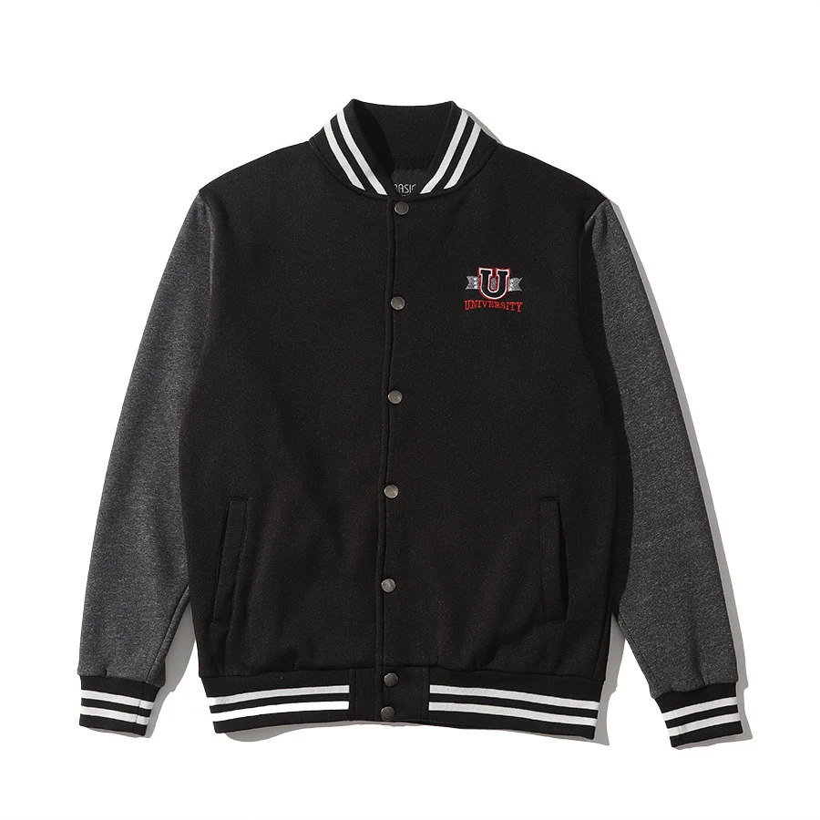 Custom  New Streetwear 100%Polyester Long Sleeve Jackets Sportswear Factory Price Cheap Baseball Jacket