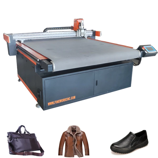 CNC Poliester eco leather fabric vibration Oscillating Roller Blind Fabric Cloth End Cutter Round Knife Cutting Garment Machine