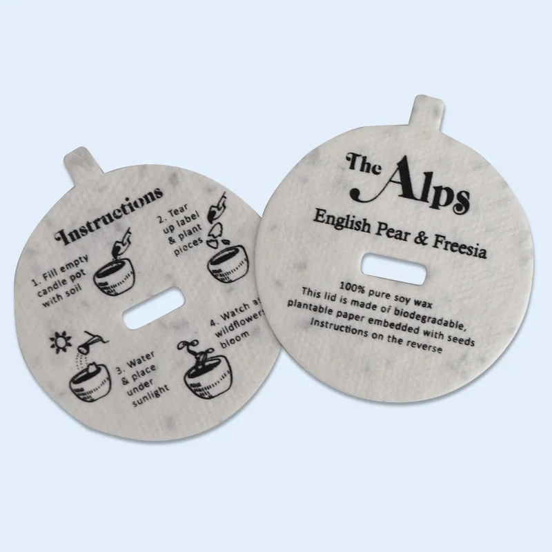 2024 new OEM plantable flower seed paper thank you cards