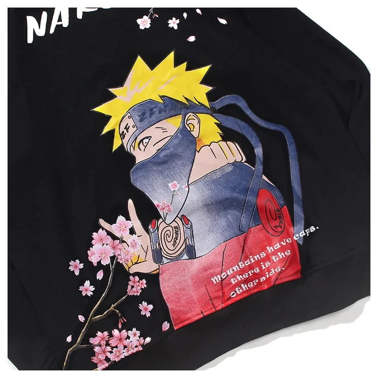 Custom Logo Street Wear Hoody Plus Size Narutos Hoodies Unisex Manufacturer