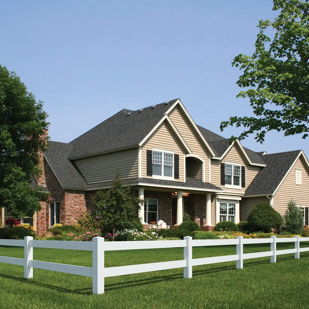 high level good quality Free Maintenance 2 Rails Horse Farm Fencing