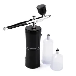 CYMRIX Portable Dual Action Nozzle Airbrush Kit Compressor Air Brush Paint Spray Gun Art Desgin Tattoo Cake Air-brush