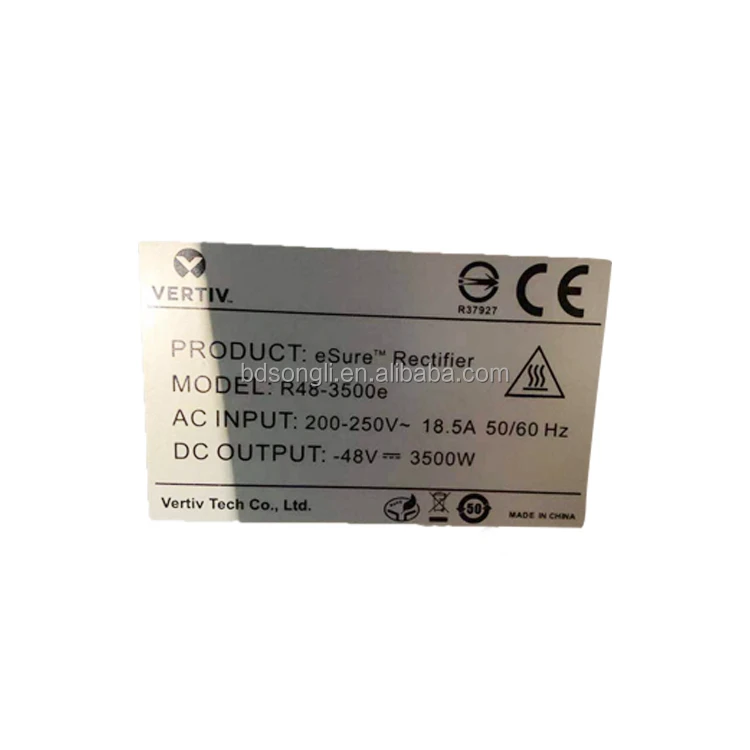 Vertiv Emerson R48-3500e Rectifier module 48v Telecom power Rectifier R48-3500e