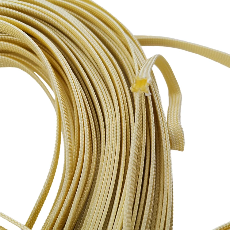 Custom 6 MM Cords Yellow Nylon Hollow Flat Rope For Shoelace