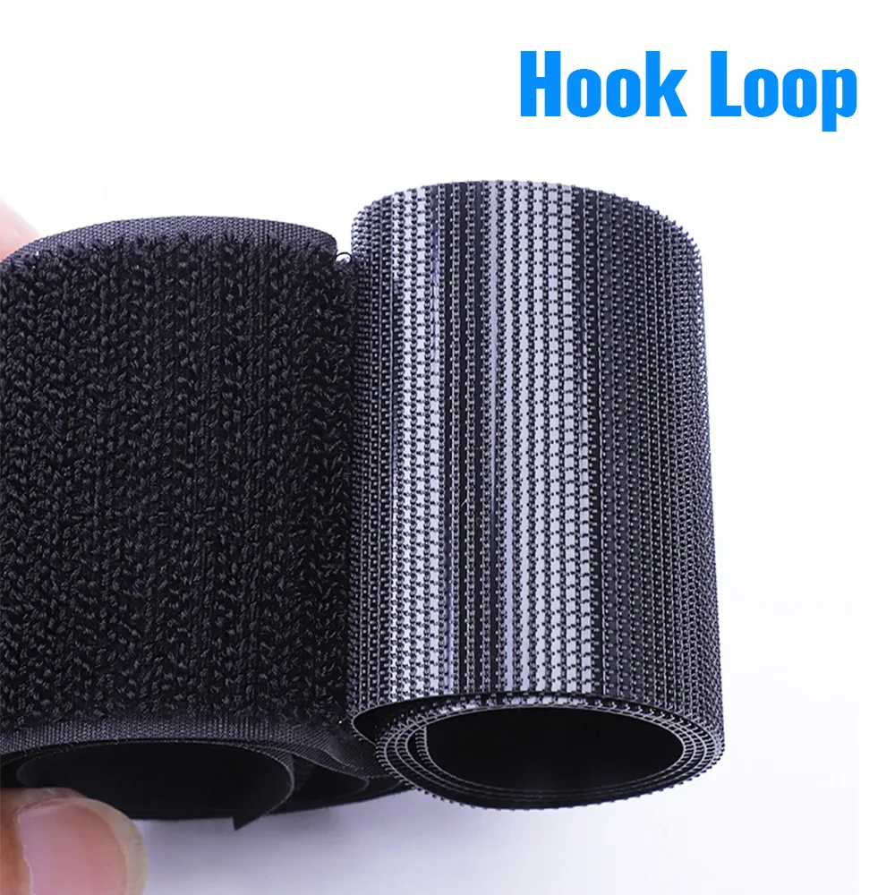 JieHuan super factory  Customized adhesive self injection hook and loop velcroes tape for Medical Supplies