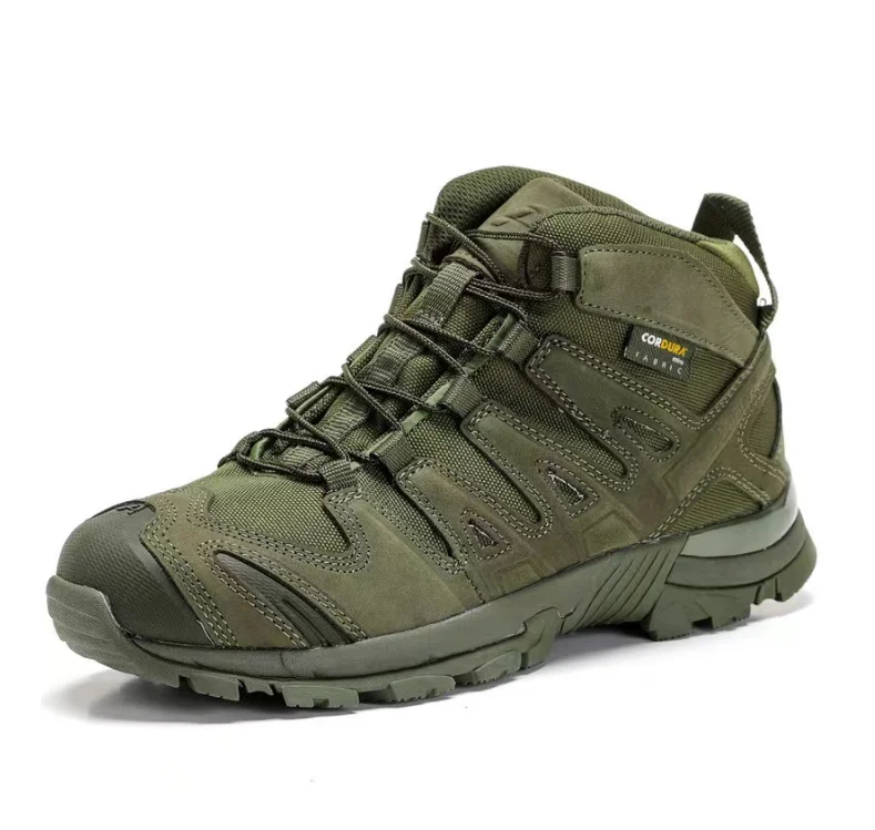 TSB1waterproof customized stock customized Asiaon Grey green men tactical hiking ankle black tactical boots