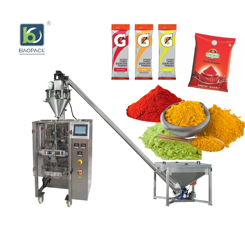 Spices powder filling packing machine auger filler 1kg flour/powder packing machine for flour