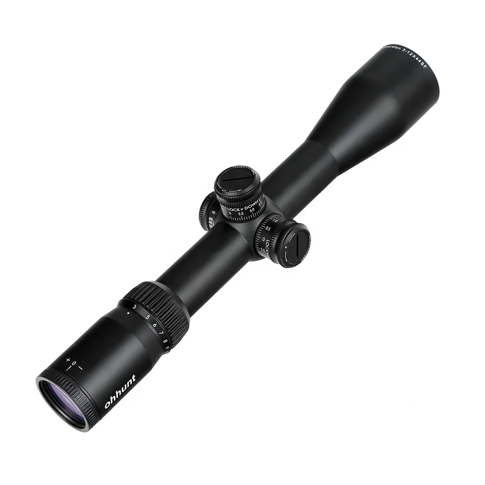 YSC OEM Guardian 30mm Optic Scope 3-12X44 SFP No Illuminated Wire Reticle Sight For Hunting