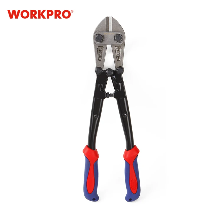 Болторезы WORKPRO 350 мм (14 дюймов) кованые хромомолибденовые стальные челюсти болторезы с резиновыми захватами