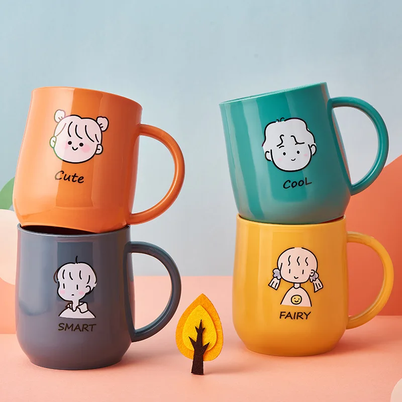 Plastic Thickened Round Toothbrush Holder  PP Mouth Washing Cup Bathroom Set