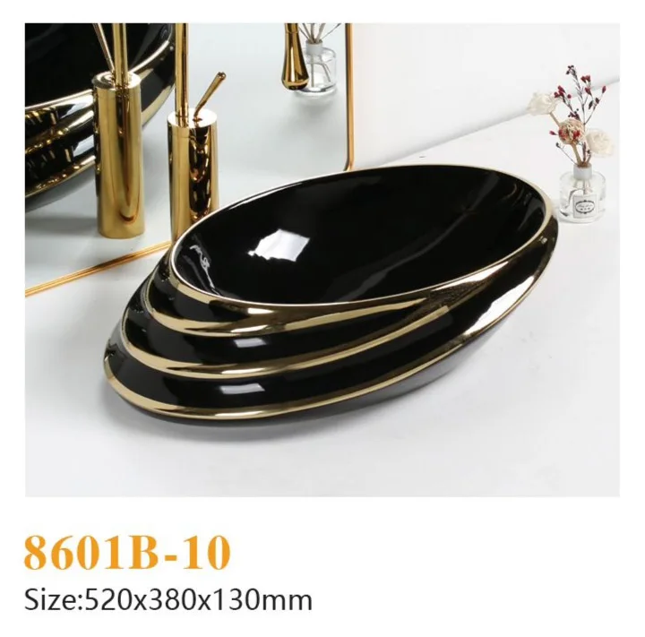 modern white bathroom vessel sink countertop washbasin ceramic art hand wash basin