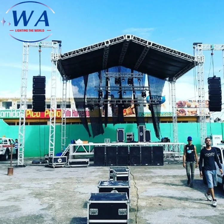 Stage Aluminum Truss DJ Station Outdoor Truss Events LED Display Screen Ground Stand Lifting System