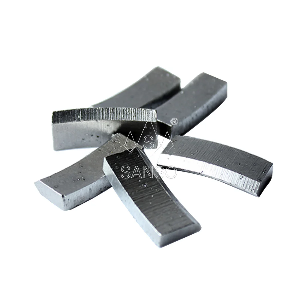 SANSO Diamond Core Drill segment flat  shape for Diamond core drill  sintering process